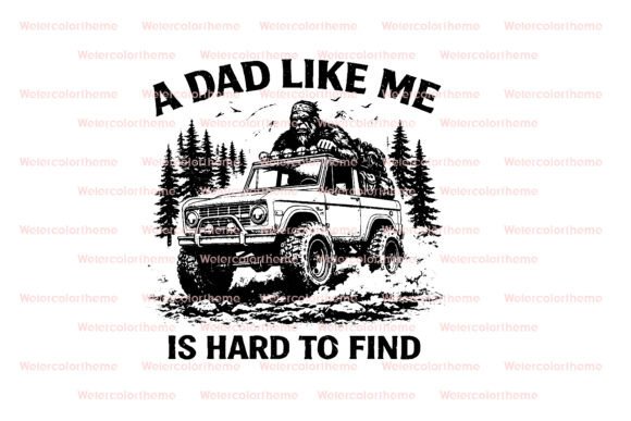 Bigfoot Dad SVG File
