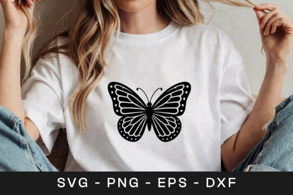 Bold Butterfly Silhouette SVG PNG Black Review for Real Projects