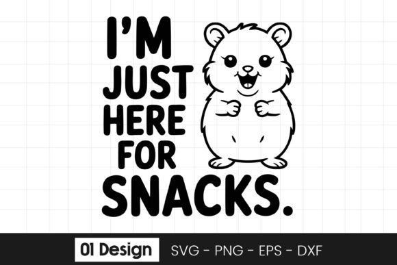 Im Just Here for Snacks Funny SVG PNG Review: Real-World Embroidery Use