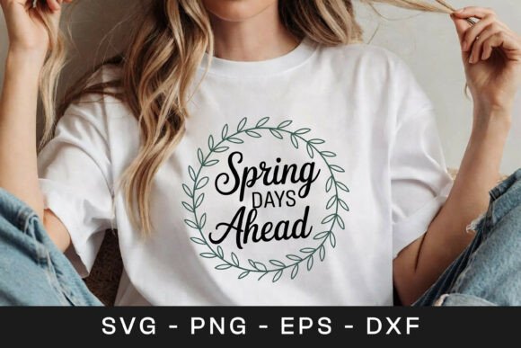 Spring Days Ahead Floral Wreath SVG PNG Review: A Fresh Design for Real Projects