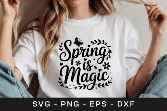 Spring is Magic Floral SVG PNG Review for Real Embroidery Projects